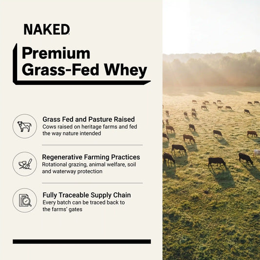 Strawberry Whey Protein Powder | Naked Strawberry Whey - 5LB
