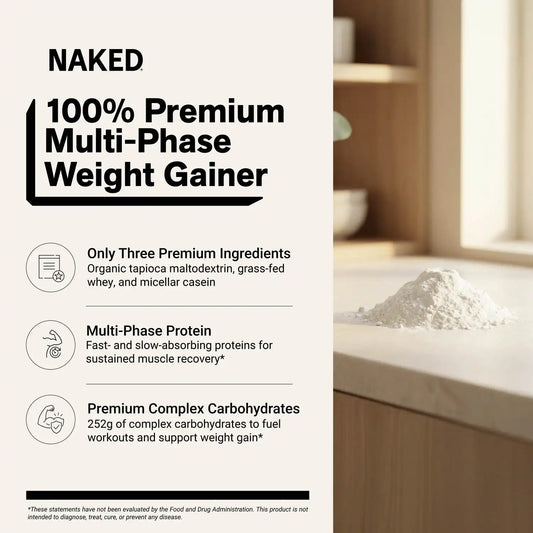 Weight Gainer Protein Powder | Naked Mass - 8LB