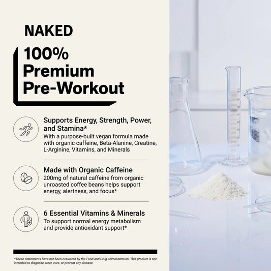 Strawberry Lemonade Pre Workout Supplement | Naked Energy - 30 Servings
