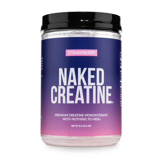 Strawberry Creatine Monohydrate Powder | Naked Creatine - 2.2LB