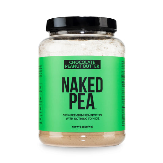 Chocolate Peanut Butter Pea Protein Powder | Naked Pea - 2LB