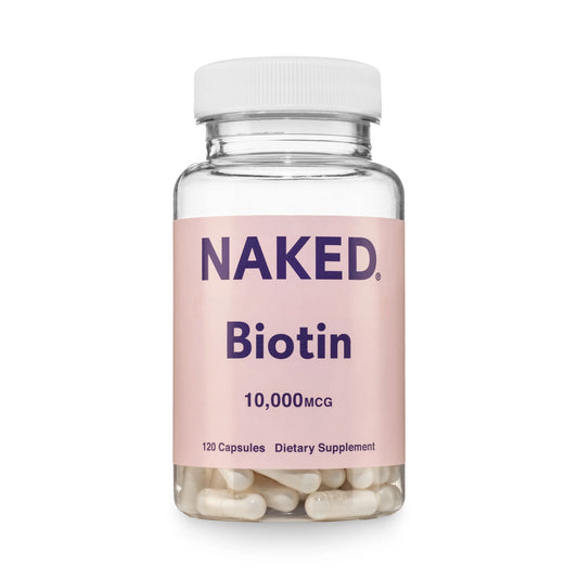 Daily Biotin Supplement | Naked Biotin - 120 Capsules