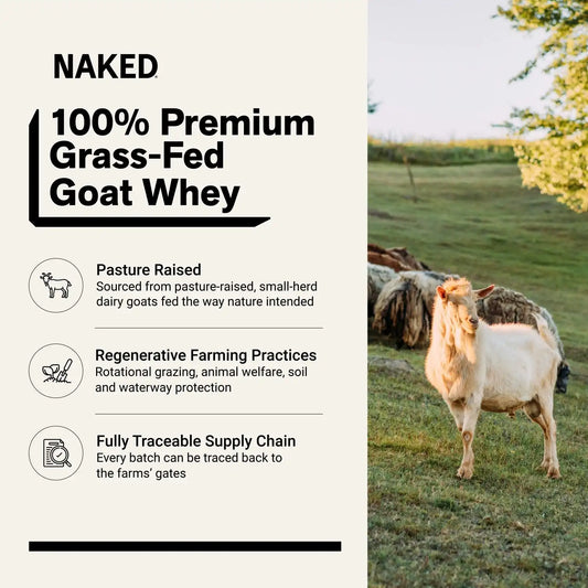Goat Whey Protein Powder | Naked Goat - 2lb
