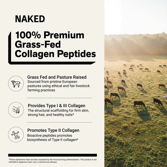 Collagen Peptides Protein Powder | Naked Collagen - 20 oz